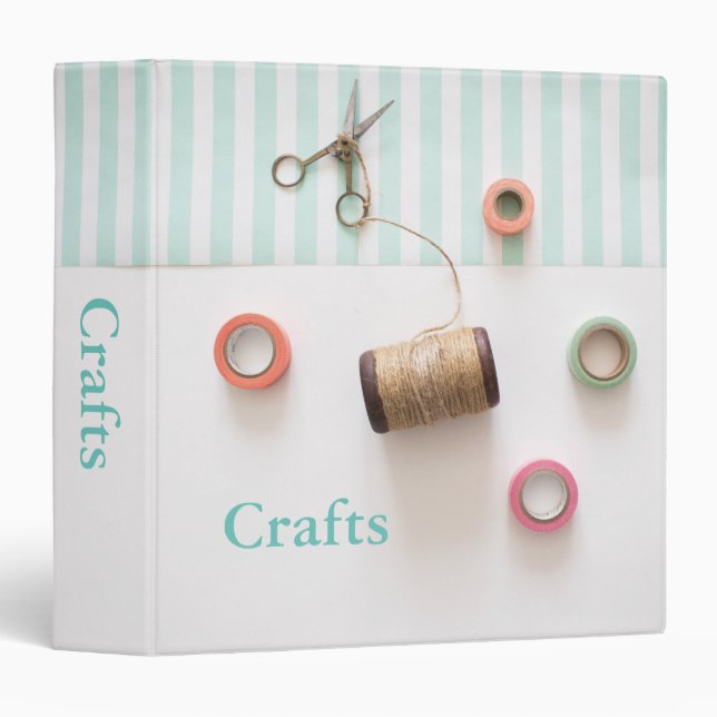 Pastel Craft Design Binder (Front/Spine)