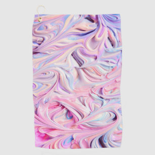 Pastel Creamy Frosting  Golf Towel
