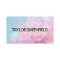 pastel crystal business card