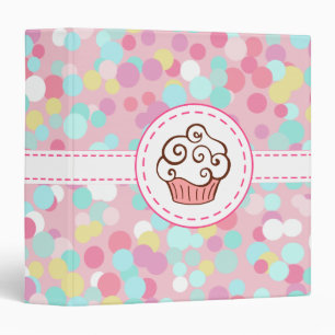 Pastel Cupcake Binder