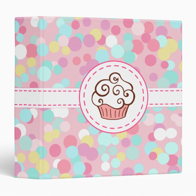 Pastel Cupcake Binder (Front/Spine)