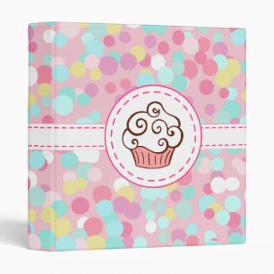 Pastel Cupcake Binder