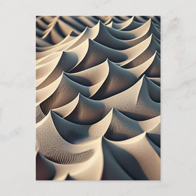 Pastel Currents Holiday Postcard (Front)