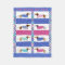 Pastel Dachshund Quilted Pattern Fleece Blanket