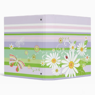 Pastel Daisies & Butterflies – Summer Meadow Binder