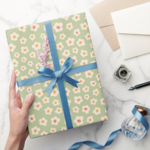 Pastel Daisy Pop Wrapping Paper