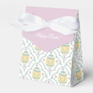 Pastel Damask Easter Eggs Pattern Favor Box