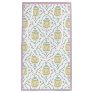Pastel Damask Easter Eggs Pattern Gift Bag