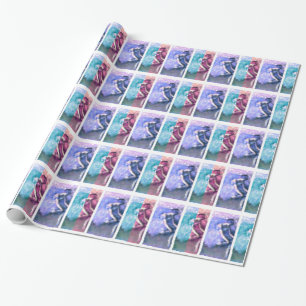 Pastel Dancers Wrapping Paper