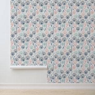 Pastel Dandelion Dreams – Whimsical Floral Wallpaper
