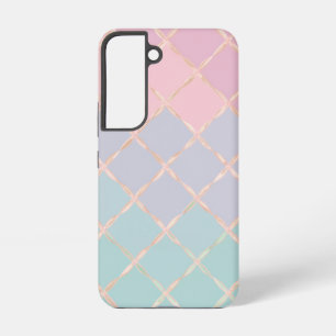 Pastel Diamond Grid Phone Case