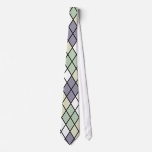 Pastel Diamonds Argyle Tie