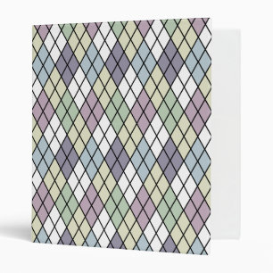 Pastel Diamonds Binder