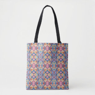 Pastel Diamonds Tote Bag