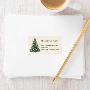 Pastel Disco Ball Ornament Christmas Tree Custom Label