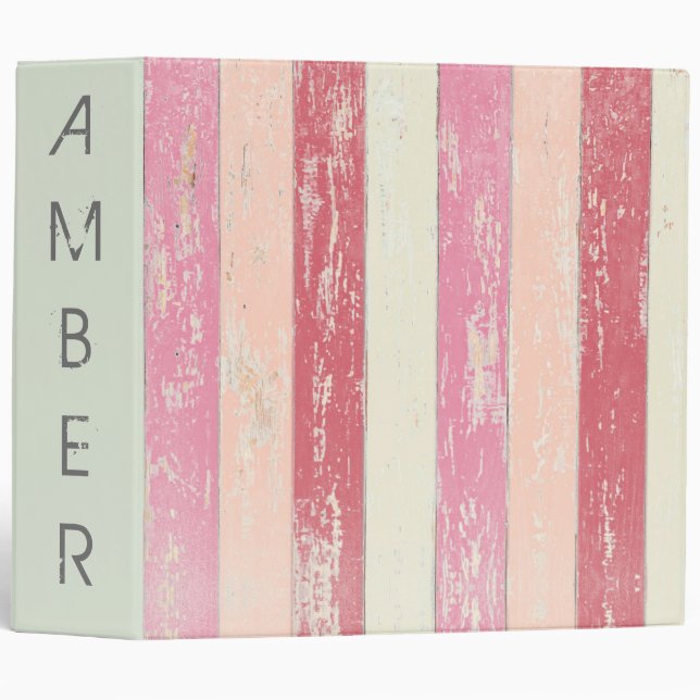 Pastel Distressed Summer Binder (Front/Spine)