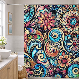 Pastel Drawing Bohemian Intricate Design