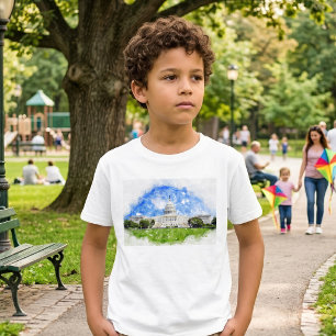 Pastel Drawing of the United States Capitol T-Shirt