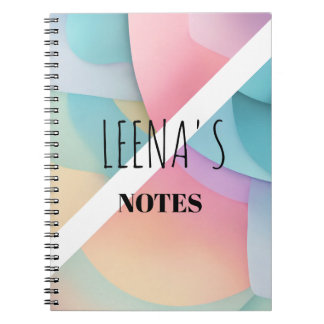 Pastel Dream Spiral Photo Notebook