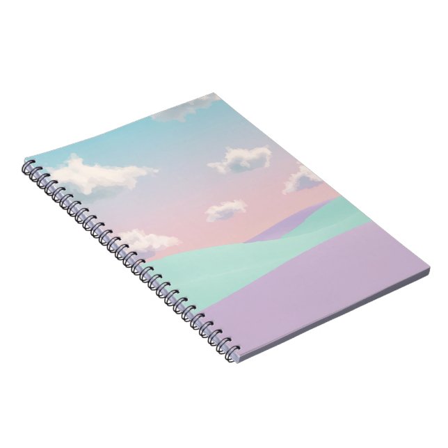 Pastel Dreamscape Notebook (Right Side)