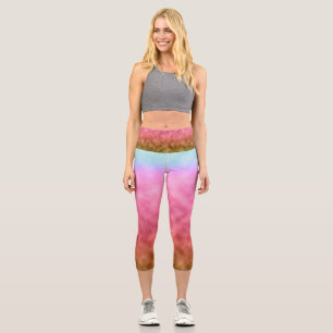 Pastel Drift Capri Leggings