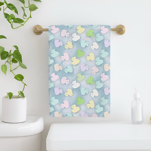 Pastel Ducks- Milky Bath Bath Towel