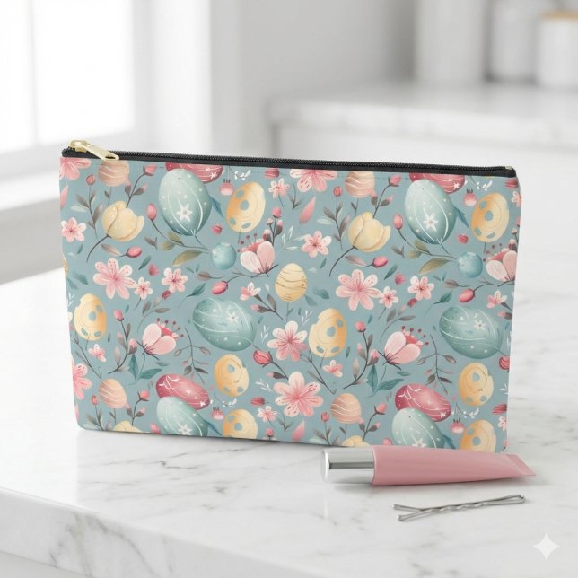 Pastel Easter Blooms Decorative Accessory Pouch (Creator Uploaded)
