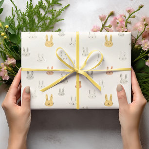Pastel Easter Bunnies   Easter Wrapping Paper