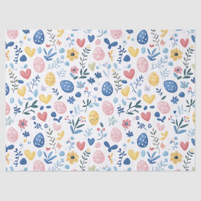 Pastel Easter Delight Tissue Paper (Front)