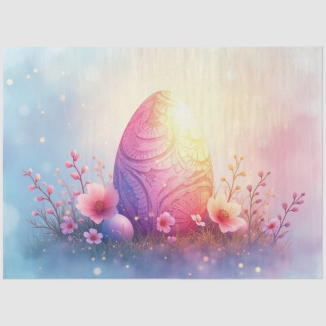 Pastel Easter Egg Decoupage Paper (Front)