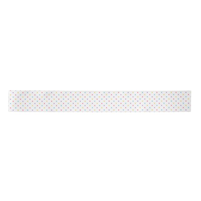 Pastel Easter Egg Lattice  Satin Ribbon (Front)
