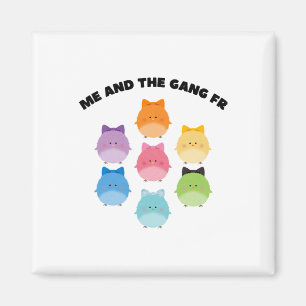 Pastel Easter Funny Homies Meme Cute Ba Magnet