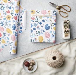 Pastel Easter Medium Print – 30" x 6' Roll Wrapping Paper