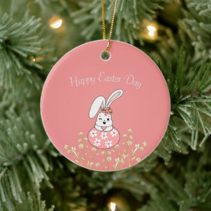 Pastel Easter Ornament - Personalized & Festive