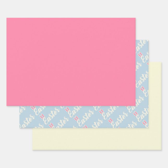 Pastel Easter  Wrapping Paper Sheet (Set)