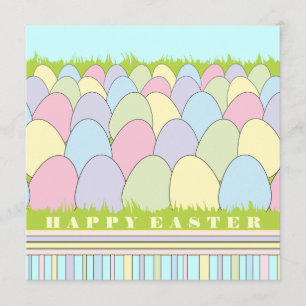 Pastel Eggs Easter Invitation