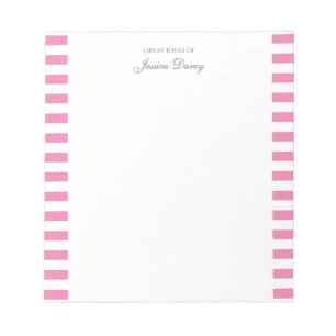Pastel Elegant Classic Script Great Ideas Feminine Notepad