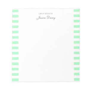Pastel Elegant Classic Script Great Ideas Feminine Notepad