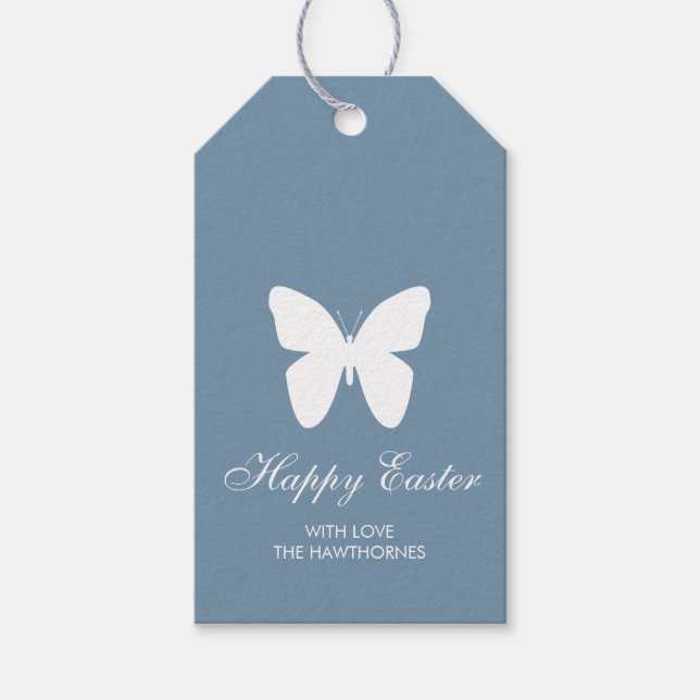 Pastel Elegant Easter Gift Tags (Front)