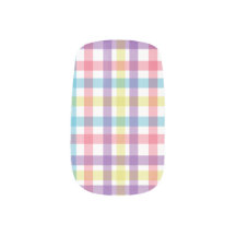 Pastel En vichy Nail Art