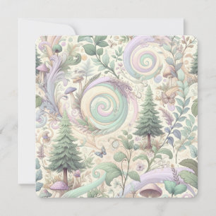 Pastel Enchanted Forest: A Cottagecore Fantasy Invitation