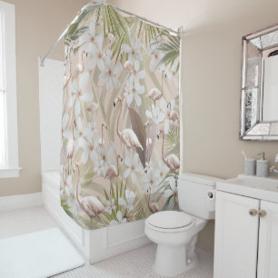Pastel Flamingo Jungle Love #3 #tropical #wall 