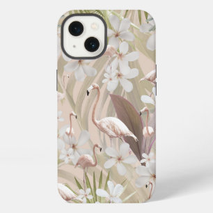 Pastel Flamingo Jungle Love #3 #tropical #wall iPhone 13 Case