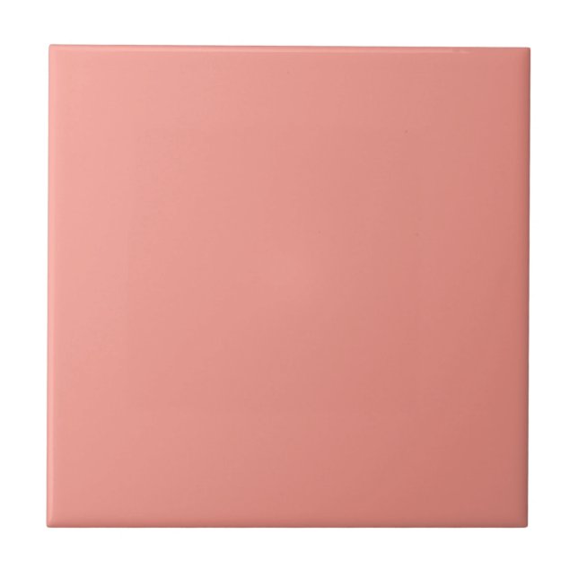 Pastel Flamingo Pink Color Tile (Front)