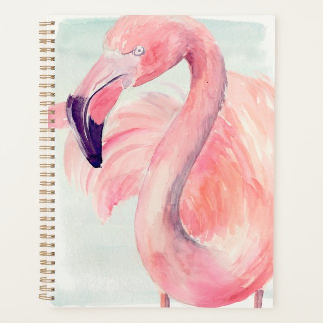 Pastel Flamingo Planner (Front)