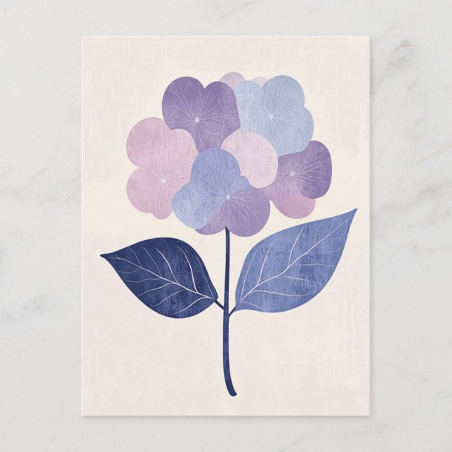 Pastel Flora in Stillness #089 Postcard (Front)