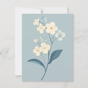 Pastel Flora in Stillness #093 Postcard