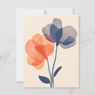 Pastel Flora in Stillness #094 Postcard