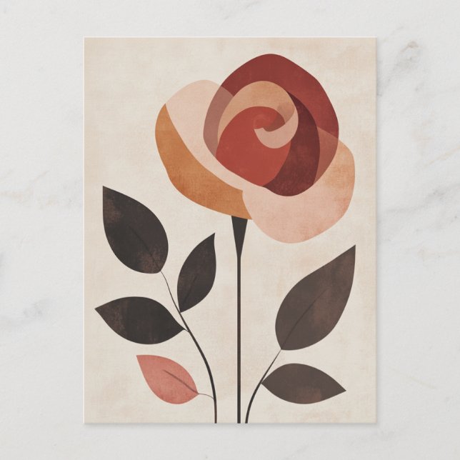 Pastel Flora in Stillness #095 Postcard (Front)