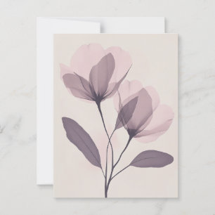 Pastel Flora in Stillness #100 Postcard